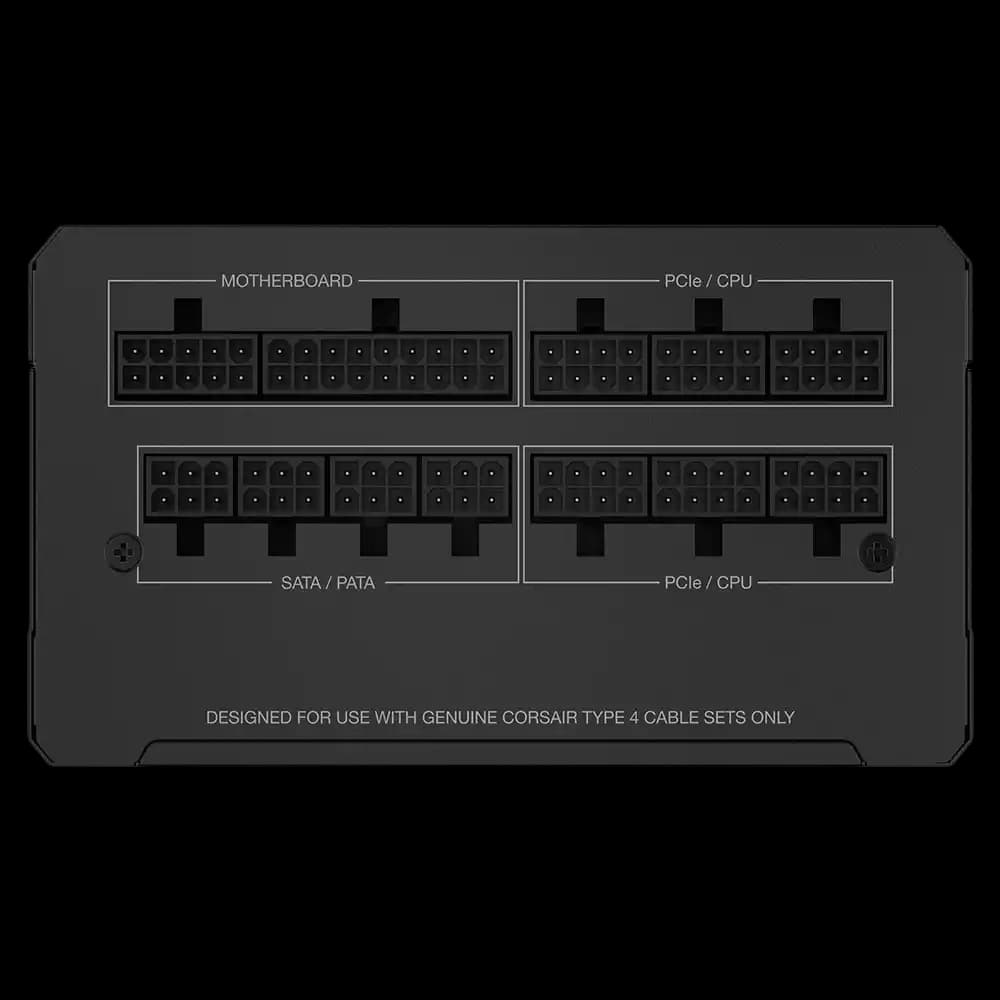 پاور ماژولار کورسیر مدل RM1200e ATX 3.1 1200W — تصویر ۴