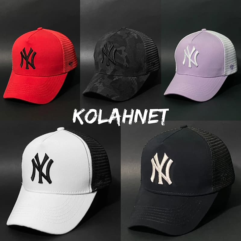 کلاه پشت تور 47 طرح NY کد 4561 — تصویر ۳