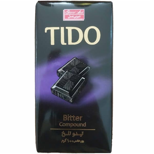 شکلات تیدو تلخ شیرین عسل 100 گرم