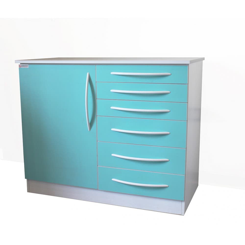کابینت دندانپزشکی زمینی مدل اکونومی (یک متری) اکباتان