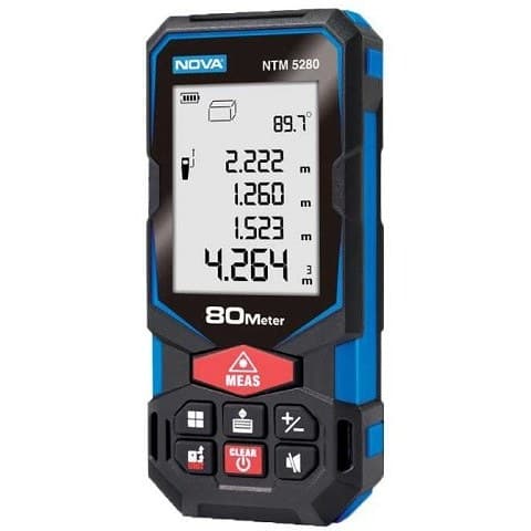 متر لیزری 80 متری نووا مدل NTM-5280