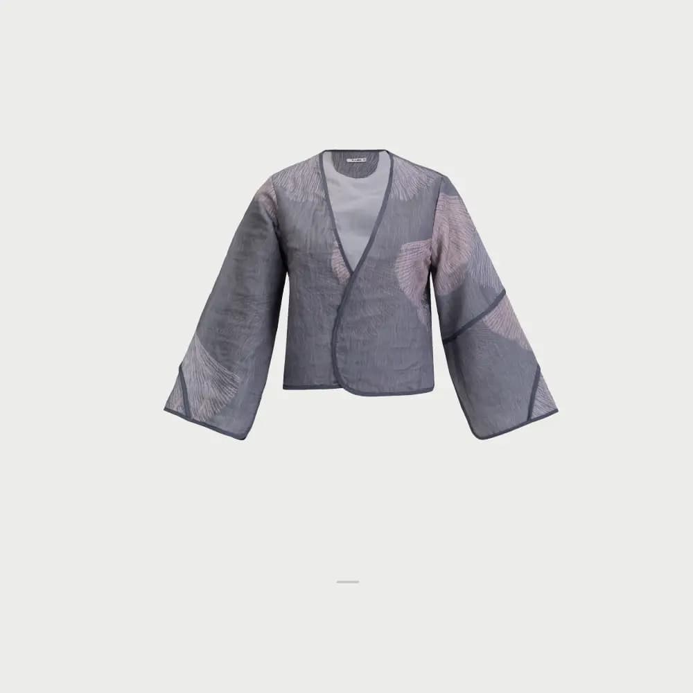 کت کوبیسم نواردوزی مدل 120174 — تصویر ۲