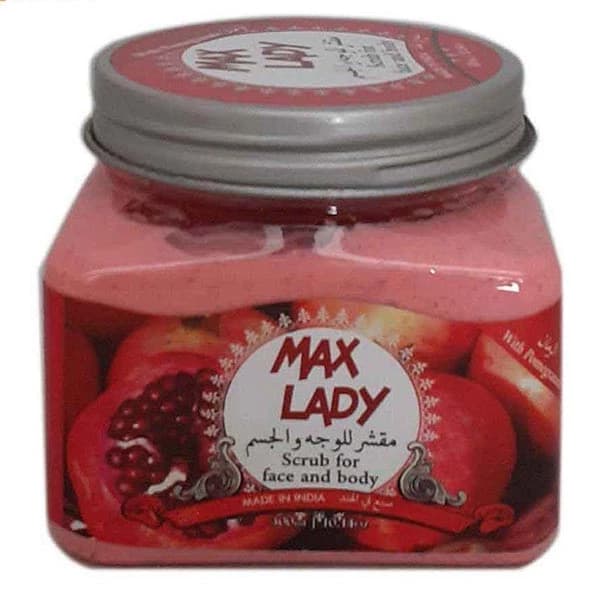 اسکراب لایه بردار پوست مکس لیدی مدل Pomegranate