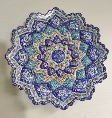 بشقاب میناکاری (04)