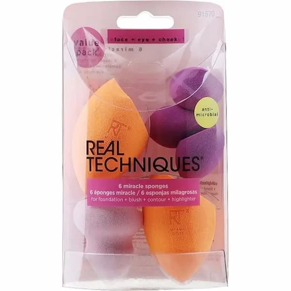 پک کامل بیوتی بلندر ریل تکنیکس 6 تایی Real Techniques