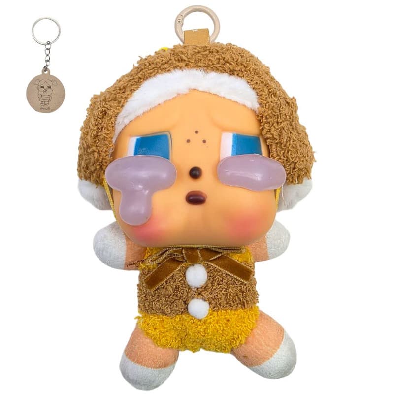 آویز عروسکی ناب سل مدل کرای بیبی ارتفاع 15 سانتی متر CRYBABY NAAB001 به همراه جاسوییچی — تصویر ۲