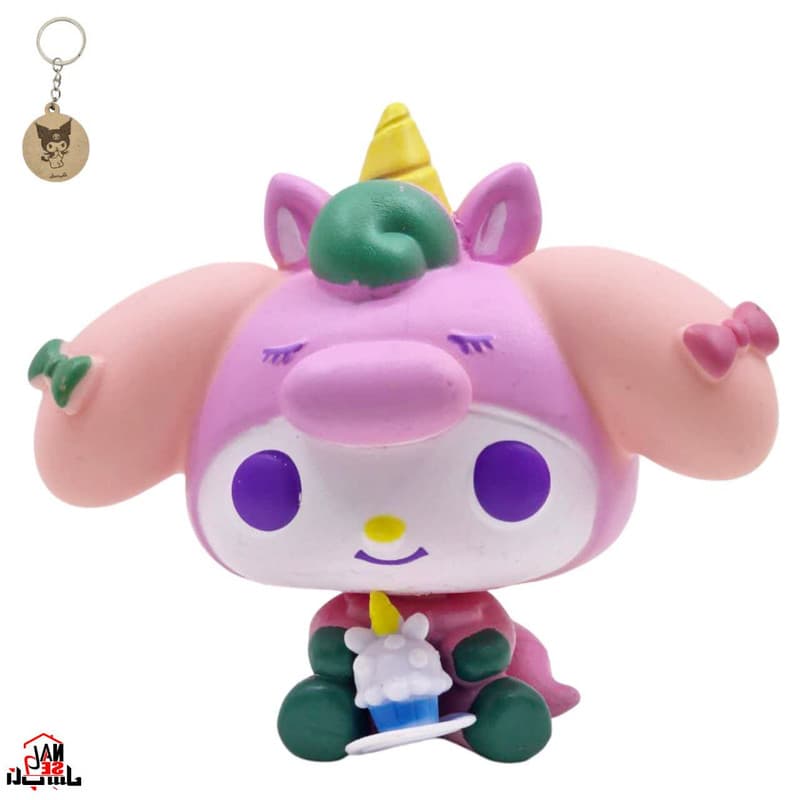 فیگور ناب سل مدل فانکو پاپ ملودی کد MY MELODY61 NAAB001 ارتفاع 8 سانتی متر به همراه جاسوییچی — تصویر ۴
