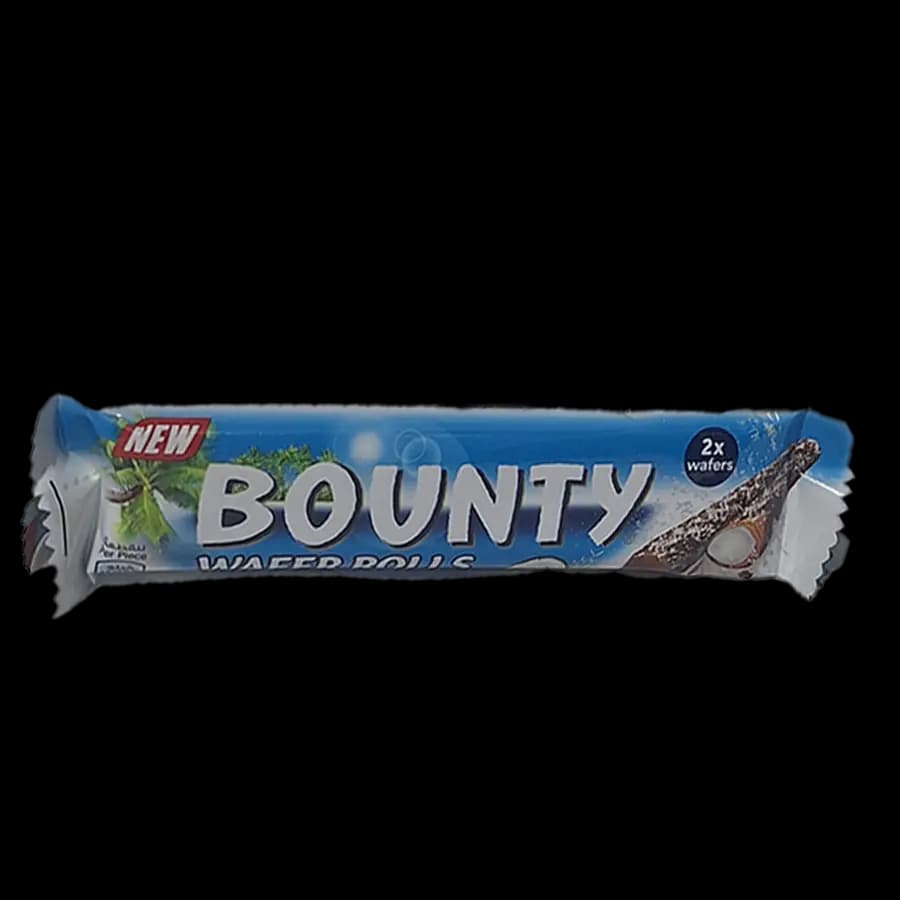 شکلات بونتی ویفر رولی (bounty) نارگیلی 22.5 گرمی – بسته 12 عددی — تصویر ۲