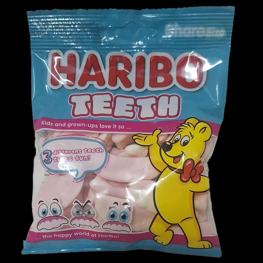 پاستیل هاریبو 80 گرمی مدل دندانی (Teeth)