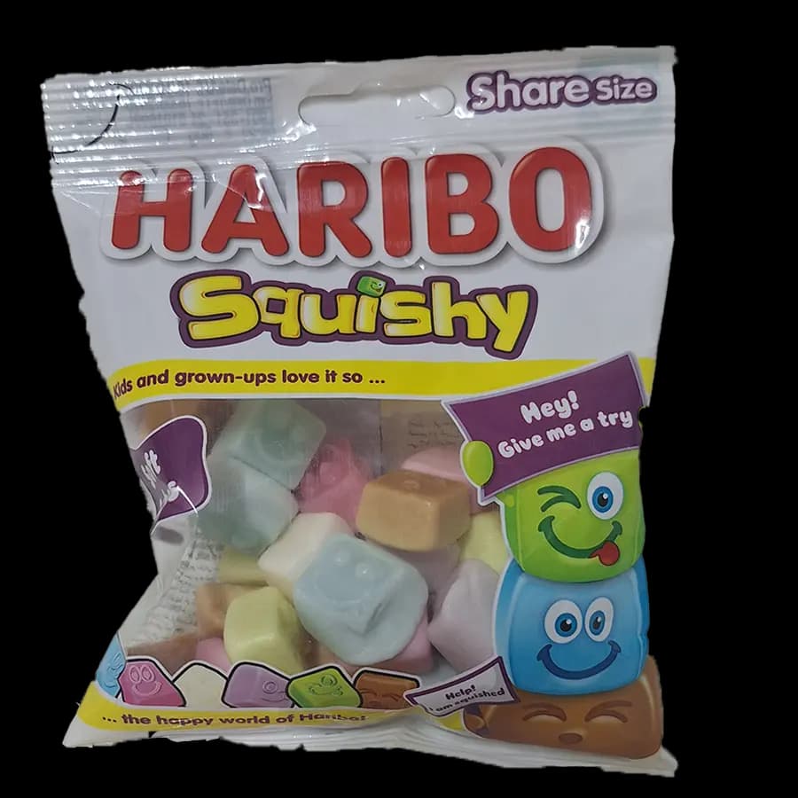 پاستیل هاریبو 80 گرمی مدل مکعبی (Squishy)