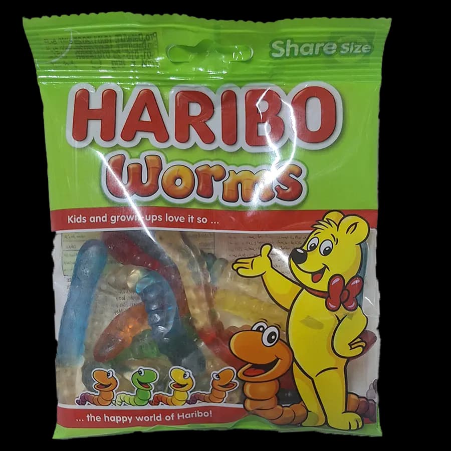 پاستیل هاریبو 80 گرمی مدل ماری (worms)
