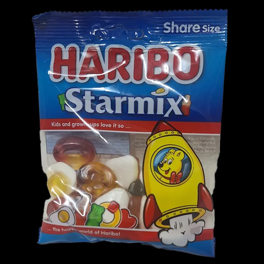 پاستیل هاریبو 80 گرمی مدل استار میکس (Starmix)