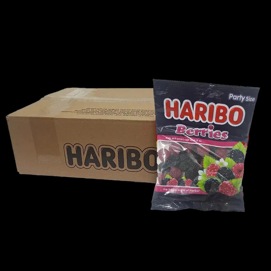 پاستیل هاریبو 160 گرمی مدل توت ها (Berries) – عمده بسته 30 عددی