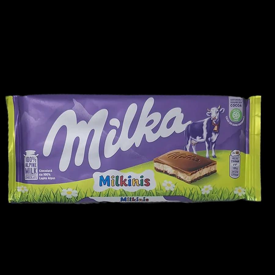 شکلات میلکا مدل میلکینیز (Milkinis) مخصوص کودکان 100 گرمی