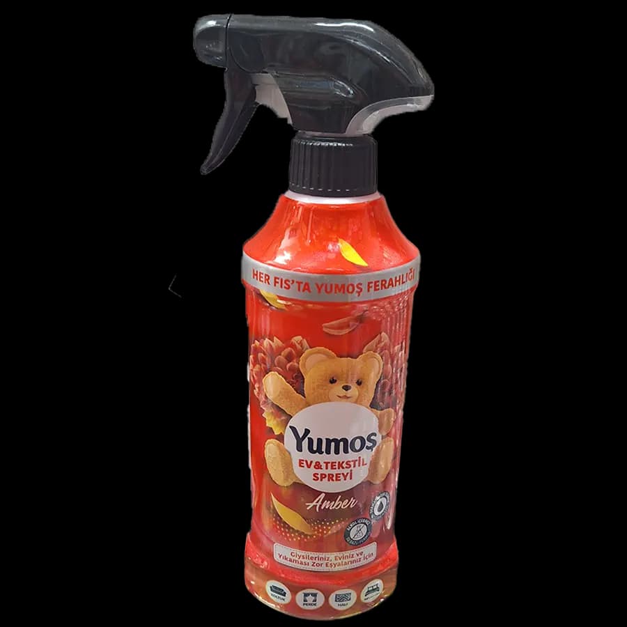 اسپری خوشبو کننده هوا یوموش (yomus) رایحه عنبر (Amber) 450 میلی لیتری