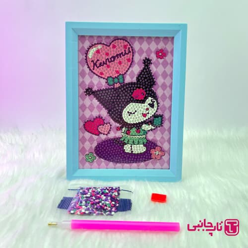 بازی آموزشی مدل ساخت تابلو نقاشی الماسی طرح کرومی A168-H12 — تصویر ۳