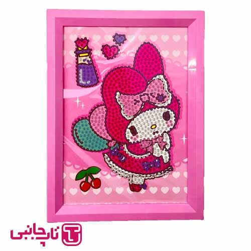 بازی آموزشی مدل ساخت تابلو نقاشی الماسی طرح کرومی A168-H8 — تصویر ۲