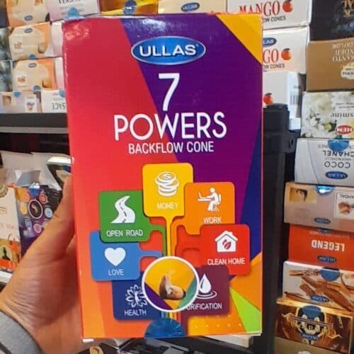 فروش عمده پک 12 عددی عود آبشاری هفت قدرت 7 Powers برند اولاس (ULLAS)