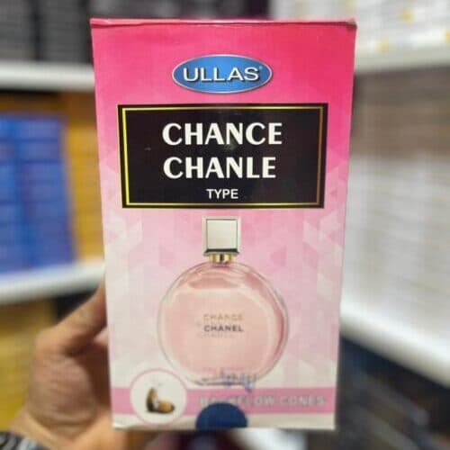 فروش عمده پک 12 عددی عود آبشاری شنل چنس ( چنس چنل ) Chance Chanel برند اولاس (ULLAS)
