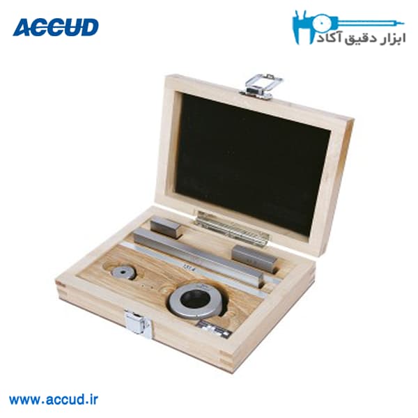ست گیج بلاک 6 عددی با رینگ گیج گرید 1 Accud (اکود با گارانتی شرکتی) مدل 517-006-01