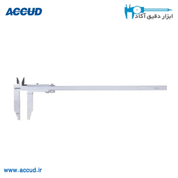 کولیس ورنیه 50 سانتی متر (دو فک بلند) Accud (اکود با گارانتی شرکتی) مدل 129-020-11 — تصویر ۲