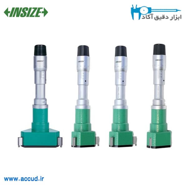 ست میکرومتر داخل سه فک 100-50 میلی متر INSIZE (با گارانتی رسمی شرکت اینسایز) مدل 3227-1004 — تصویر ۲
