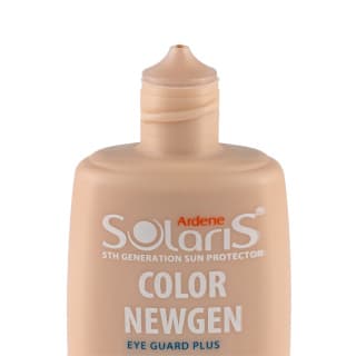 لوسیون ضد آفتاب رنگی بژ طبیعی آردن مدل Color Newgen با +SPF50 مناسب انواع پوست حجم 75 میل Ardene Solaris Sunscreen Lotion Color Newgen 75ml — تصویر ۳
