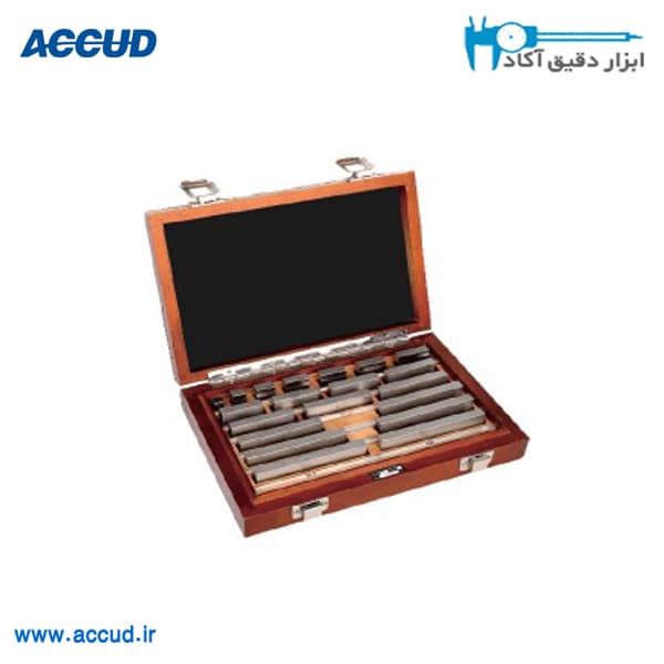 گیج بلاک استیل 20پارچه 5 الی 100 میلیمتر گرید صفر Accud (اکود با گارانتی شرکتی) مدل 518-104-01 — تصویر ۲