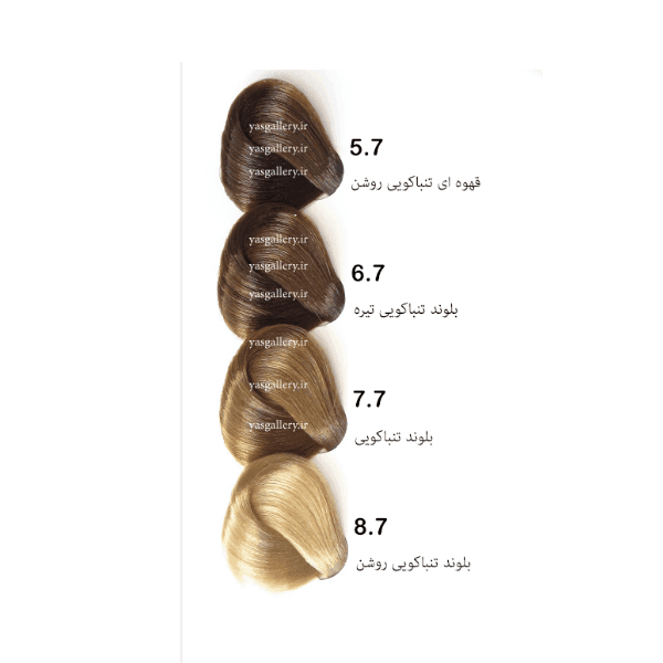 رنگ مو بس بلوند تنباکویی (7.7) Tobacco Blonde BES — تصویر ۲