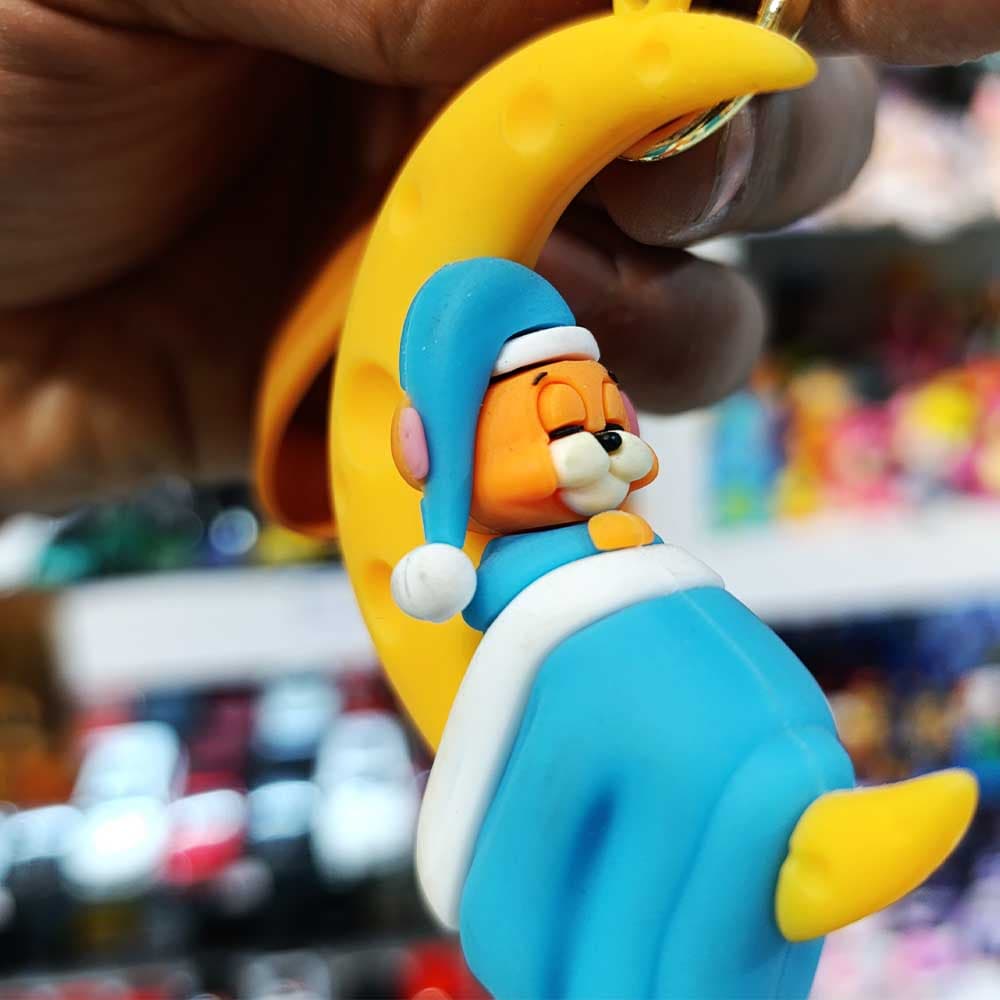 جاکلیدی سیلیکونی تام و جری خوابیده مجموعه دو عددی — تصویر ۳