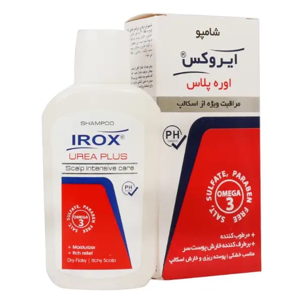 شامپو اوره پلاس ایروکس حجم ۲۰۰ میلی‌لیتر