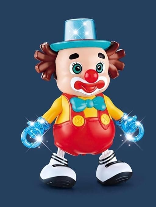 دلقک موزیکال چراغدار با کیفیت سایز بزرگ