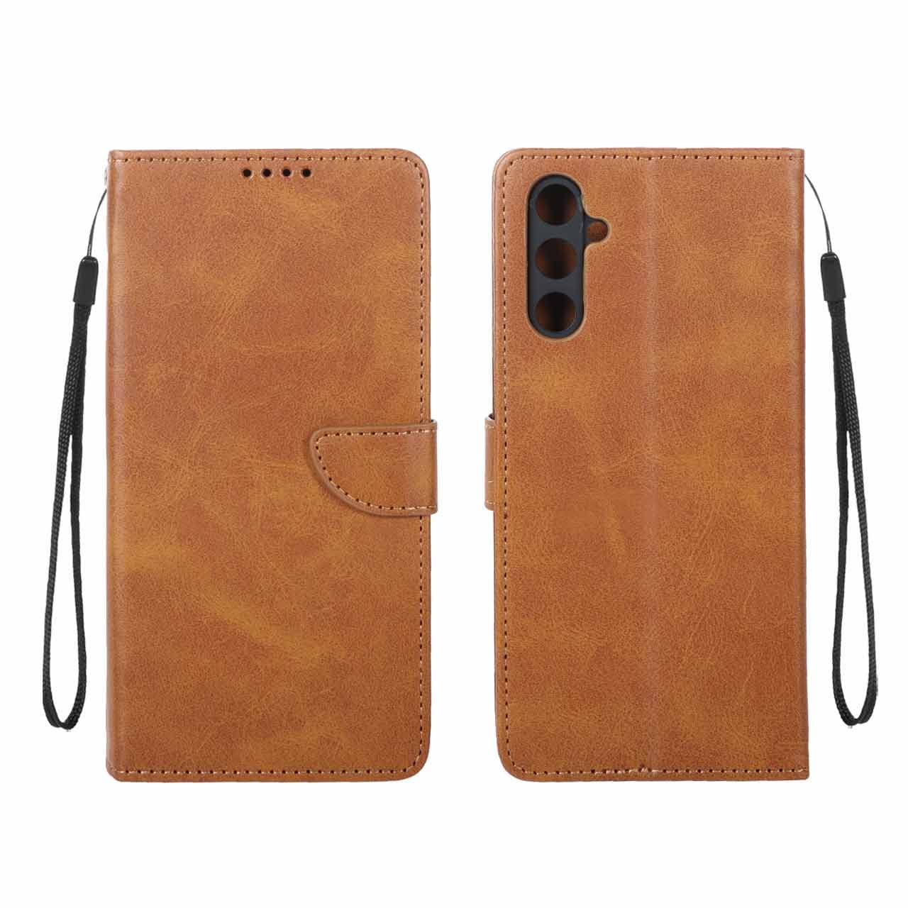 کیف چرمی کلاسوری جا کارتی موبایل مگنتی مدل سامسونگ Samsung A14 – کد2797 — تصویر ۶
