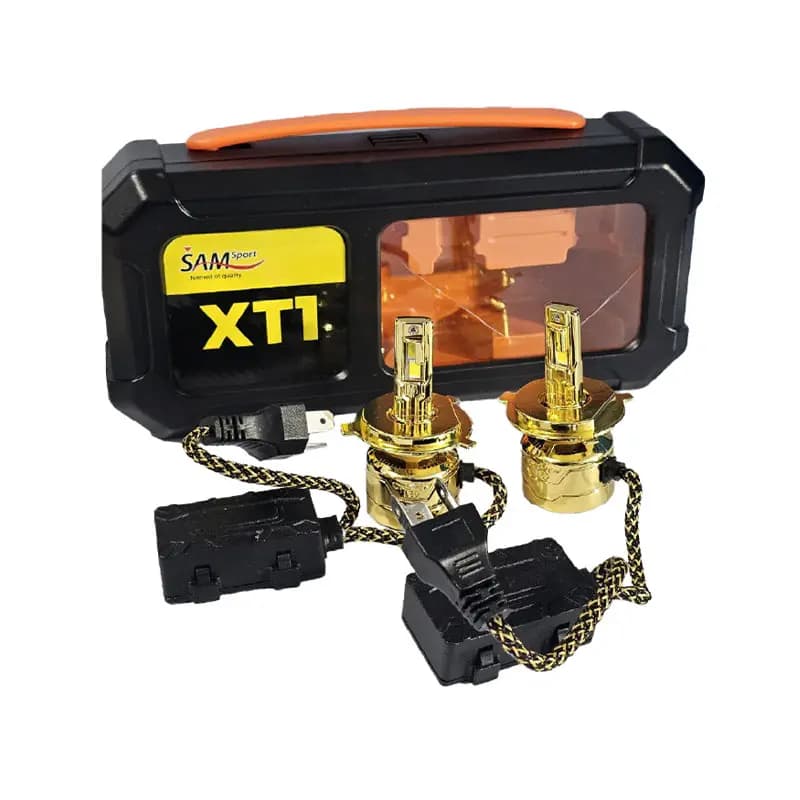 هدلایت XT1 مدل 240W توان روشنایی 20000LM لیمویی برند سام اسپرت — تصویر ۲