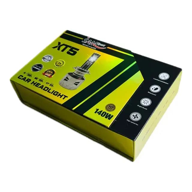 هدلایت XT5 مدل 140W توان روشنایی 15000LM برند سام اسپرت — تصویر ۳