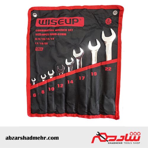 ست آچار یکسر رینگی 8 عددی وایزاپ 30602
