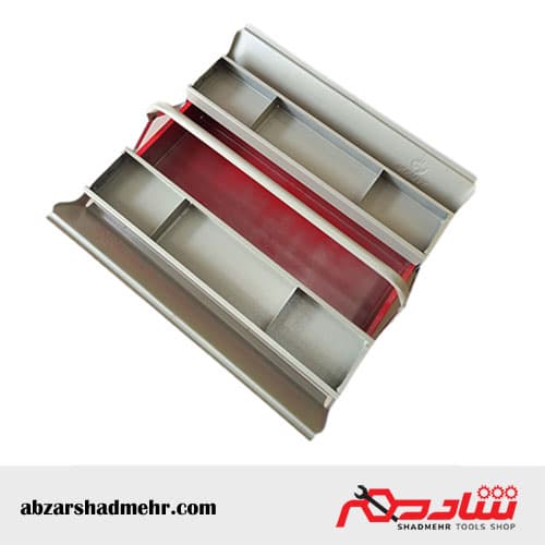 جعبه ابزار فلزی 50 سانتی دو طبقه