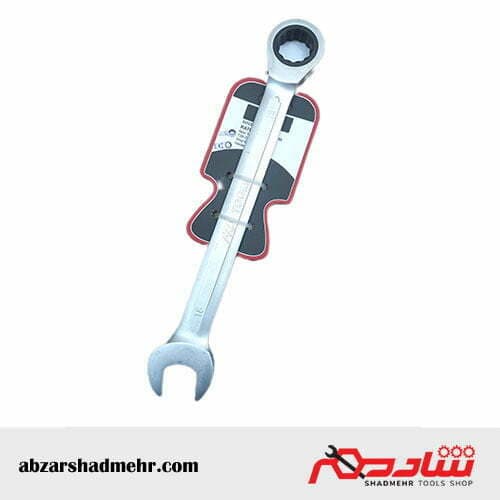 آچار یکسر رینگی جغجغه سایز 18 میلیمتر