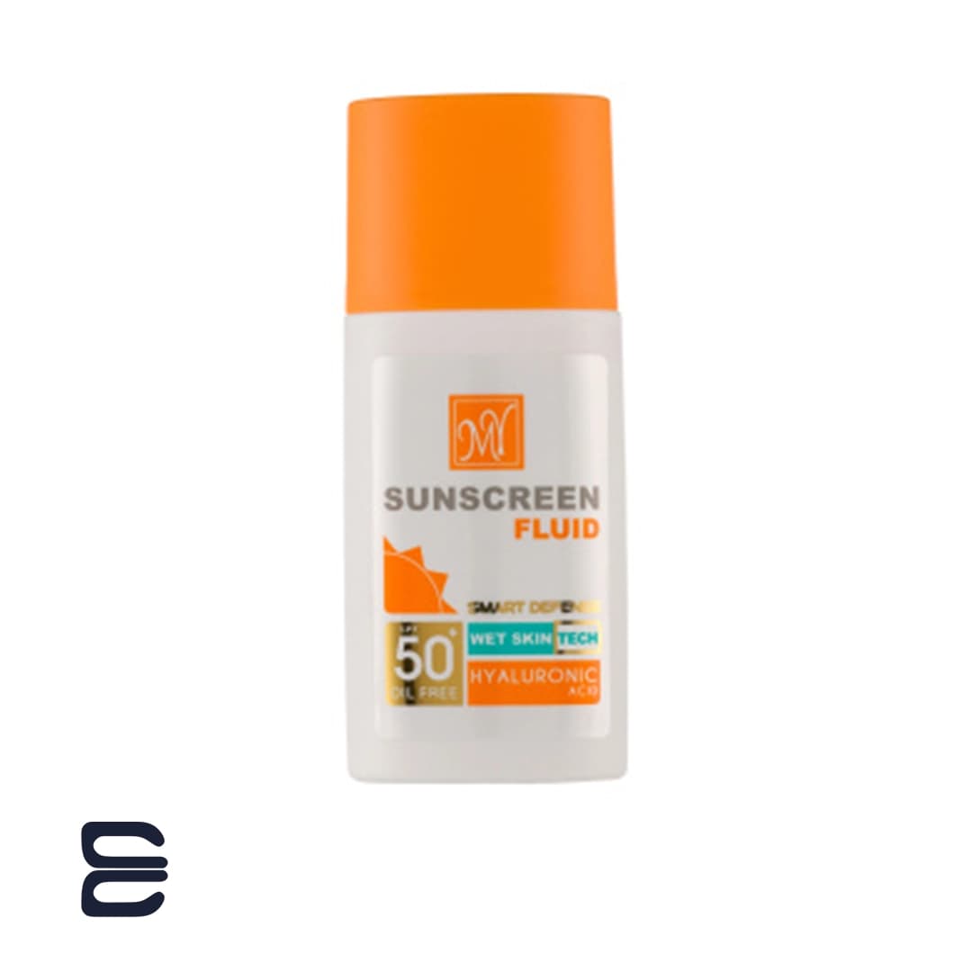 فلوئید ضد آفتاب هیالورونیک اسید مای بی رنگ SPF50 حجم 50 میلی لیتر