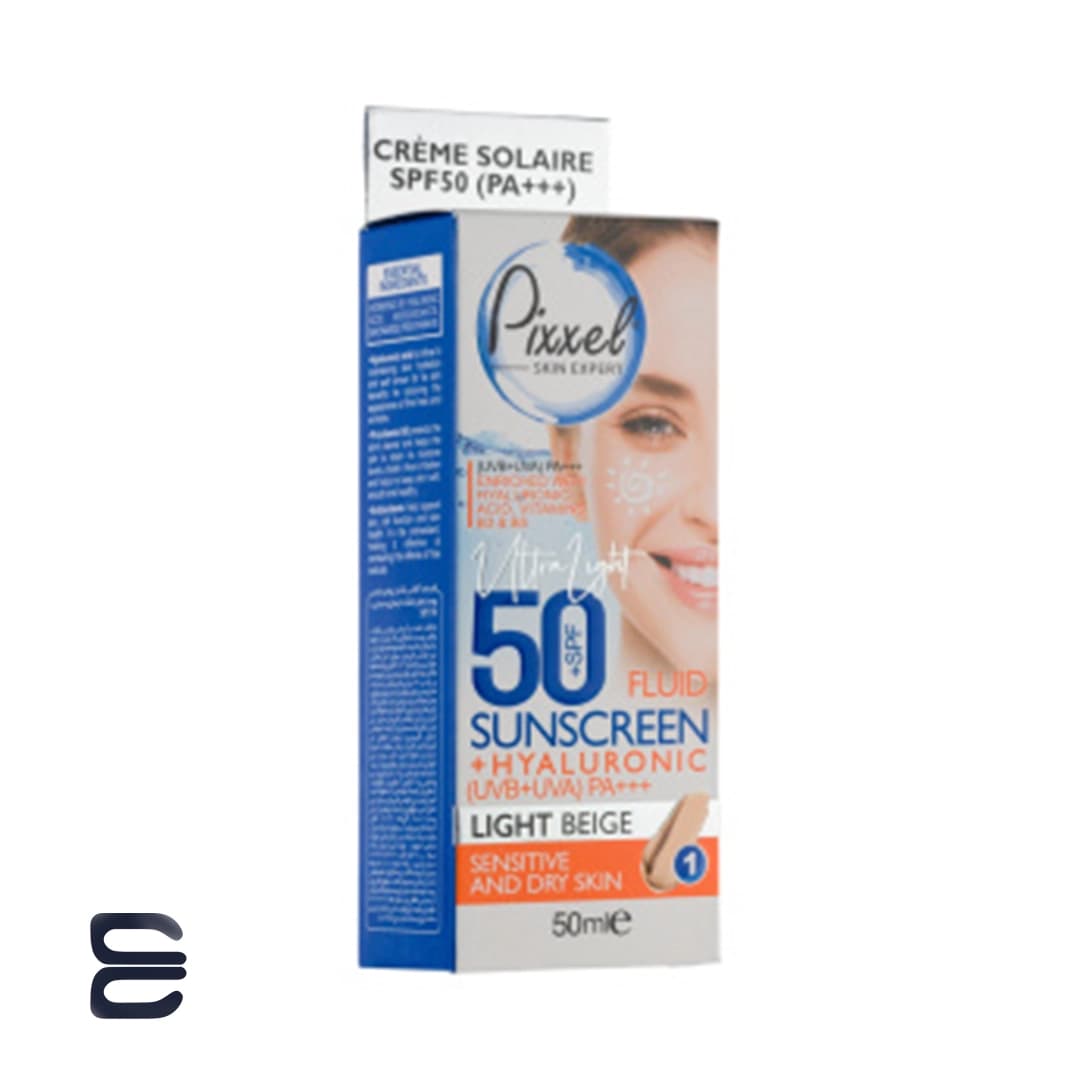 کرم ضد آفتاب رنگی پیکسل SPF50 مناسب پوست های حساس و خشک حجم 50 میلی لیتر — تصویر ۳