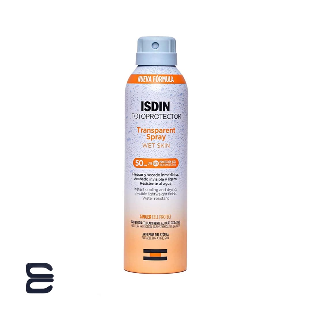 اسپری ضد آفتاب ترنسپرنت ایزدین بی رنگ Transparent SPF50 حجم 250 میلی لیتر