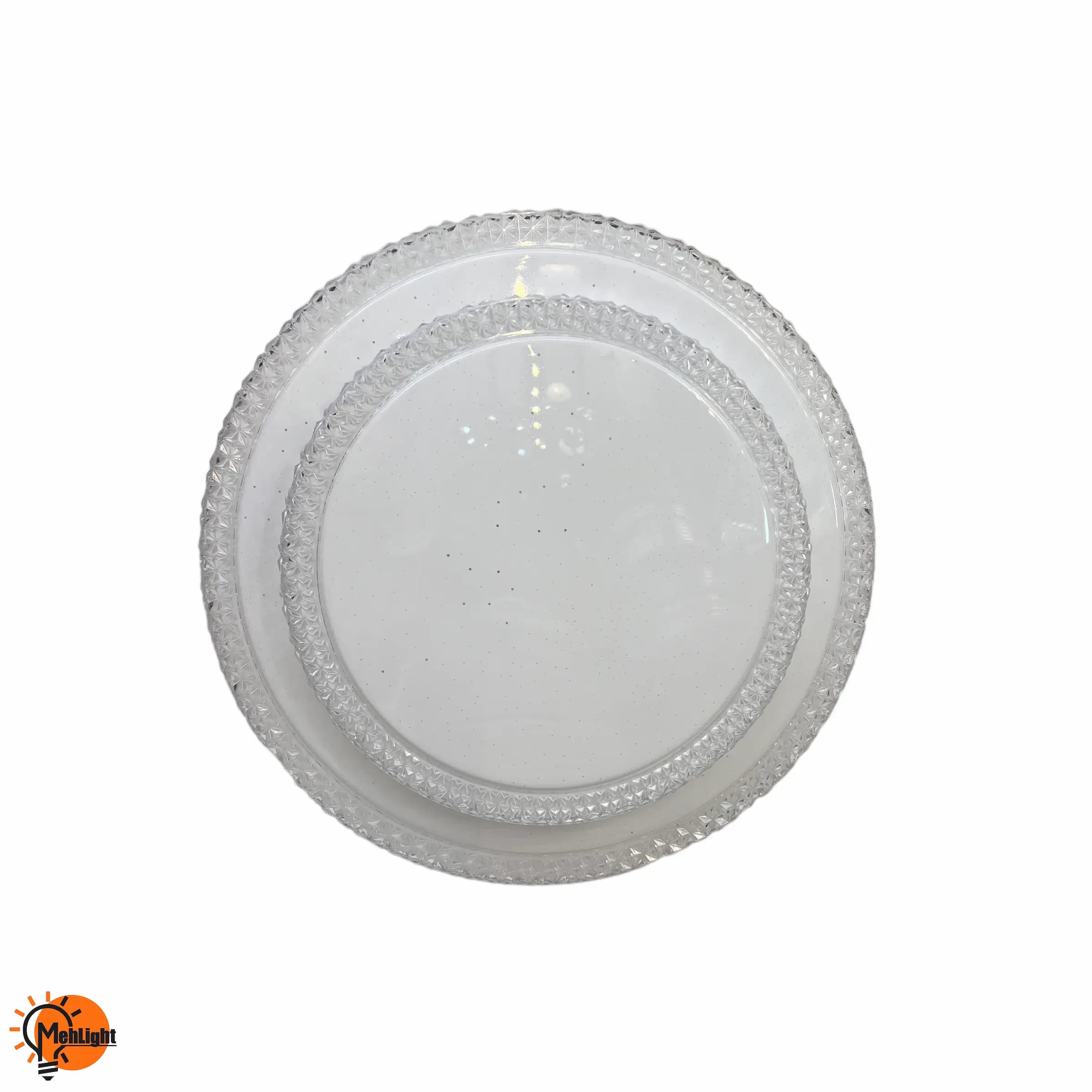 چراغ سقفی دو طبقه کریستالی 72 وات