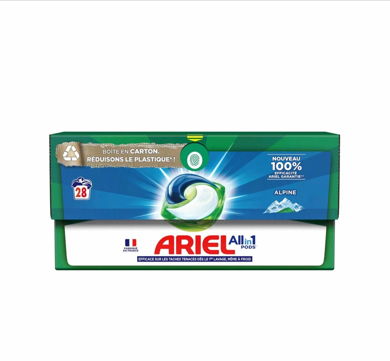 قرص ماشین لباسشویی آریل مدل All In 1 Alpine بسته 28 عددی