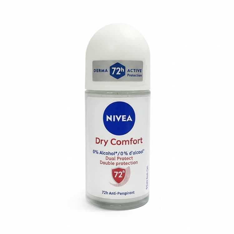 مام رولی نیوآ NIVEA مدل DRY COMFORT-72H حجم 50 میلی لیتر — تصویر ۳