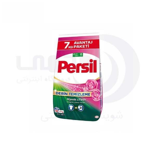 پودر لباسشویی پرسیل دو فاز با رایحه گل رز 7 کیلو
