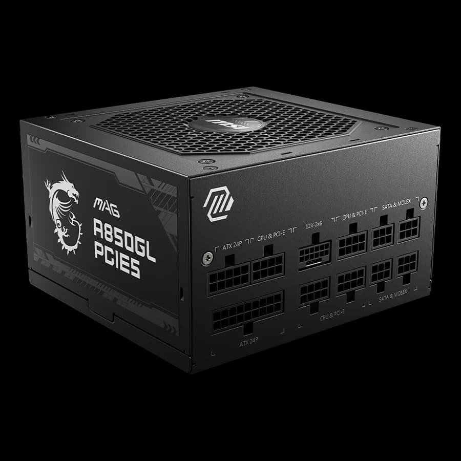 پاور ام اس آی مدل MAG A850GL PCIE5 Black — تصویر ۳