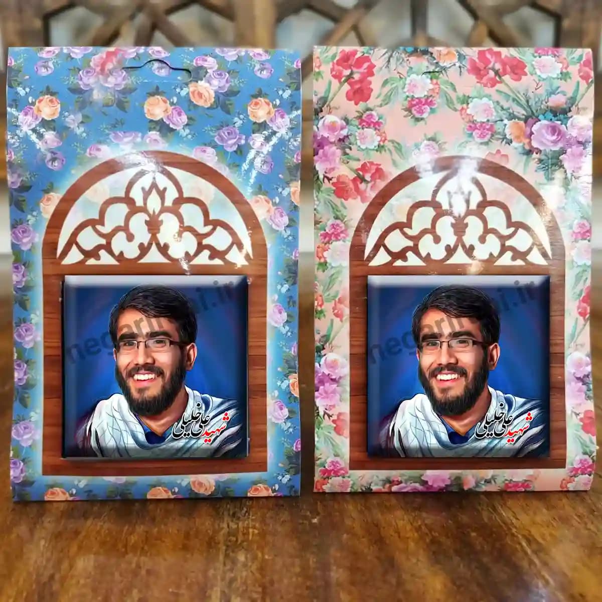 تندیس کاشی پنجره ای شهید علی خیلیلی مدل 2Z49 — تصویر ۵