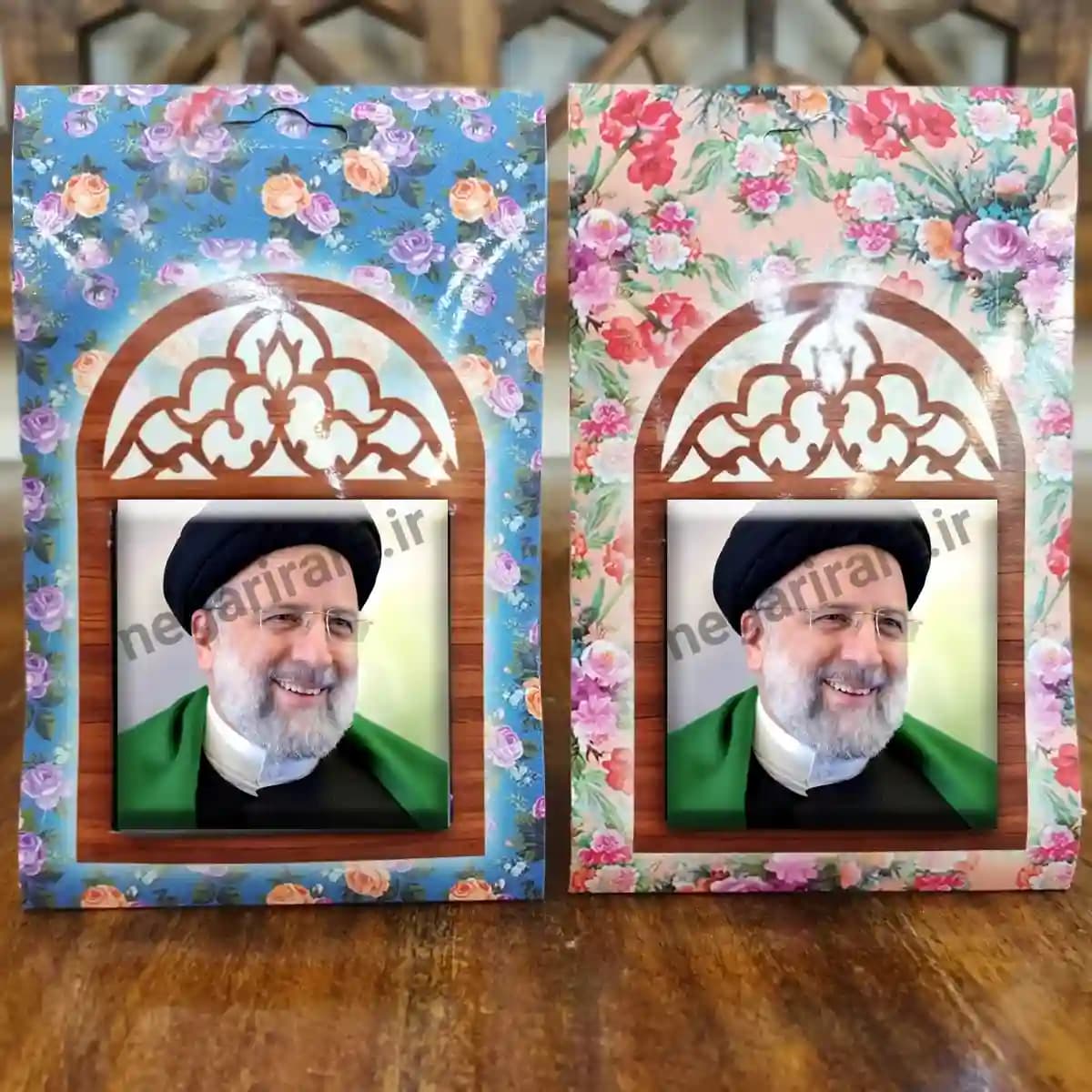 تندیس کاشی پنجره ای شهید ابراهیم رئیسی مدل 2Z34 — تصویر ۵