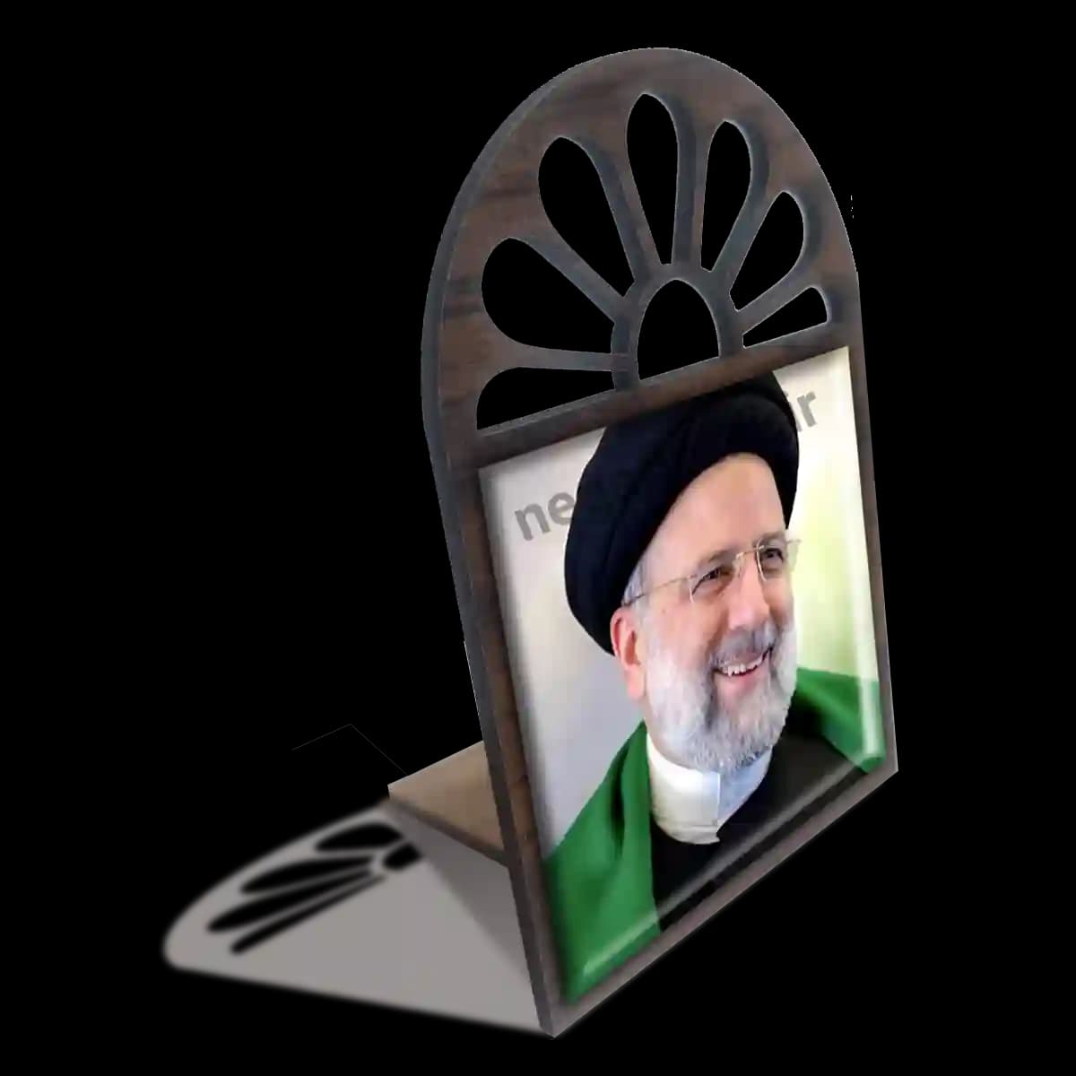 تندیس کاشی پنجره ای شهید ابراهیم رئیسی مدل 2Z34 — تصویر ۴