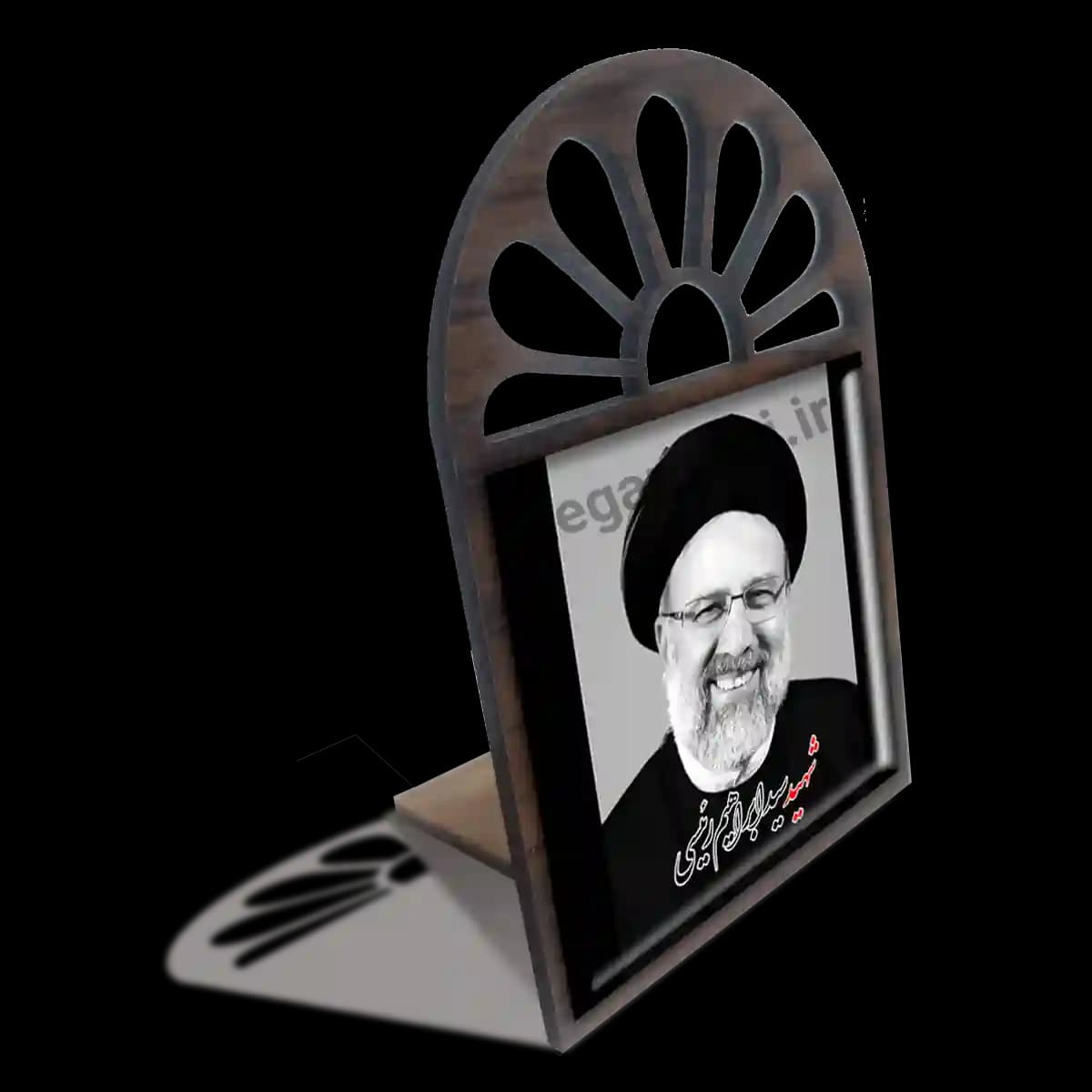 تندیس کاشی پنجره ای شهید آیت الله رئیسی مدل 2Z29 — تصویر ۴